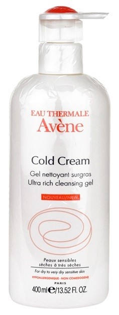 Avène Cold Cream tisztító gél a nagyon száraz bőrre  400 ml