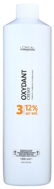 L’Oréal Professionnel Oxydant Creme színelőhívó emulzió 12% 40 Vol.  1000 ml