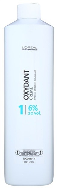 L’Oréal Professionnel Oxydant Creme színelőhívó emulzió 6% 20 Vol.  1000 ml