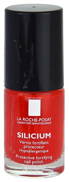 La Roche-Posay Silicium Color Care körömlakk árnyalat 22 Poppy Red 6 ml