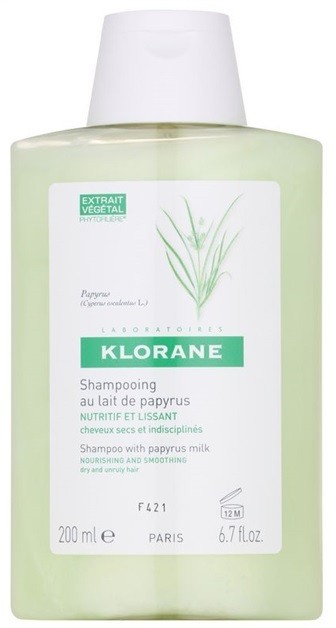 Klorane Papyrus sampon száraz és rakoncátlan hajra  200 ml