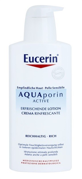 Eucerin Aquaporin Active testápoló tej száraz és érzékeny bőrre  400 ml