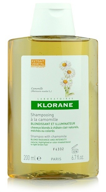 Klorane Chamomile sampon szőke hajra  200 ml
