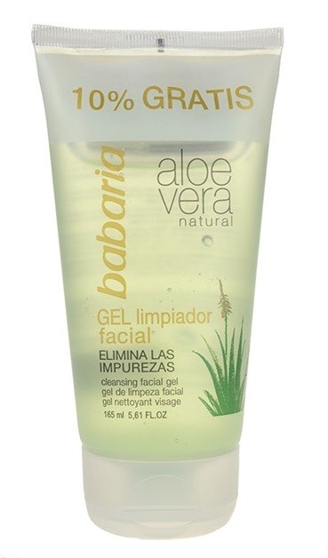 Babaria Aloe Vera tisztító gél Aloe Vera tartalommal  165 ml