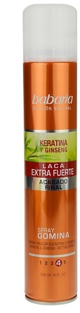 Babaria Ginseng hajlakk extra erős fixálás  300 ml