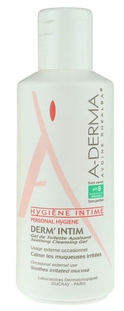 A-Derma Derm´Intim gél intim higiéniára pH 8  200 ml