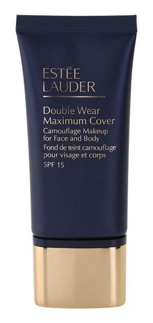 Estée Lauder Double Wear Maximum Cover fedő make-up arcra és testre árnyalat 3W1 Tawny SPF 15  30 ml