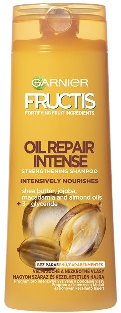 Garnier Fructis Oil Repair Intense erősítő sampon a nagyon száraz hajra  250 ml