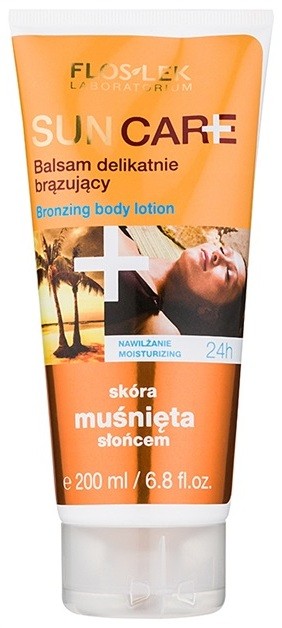 FlosLek Laboratorium Sun Care Bronz testápolótej testre  200 ml