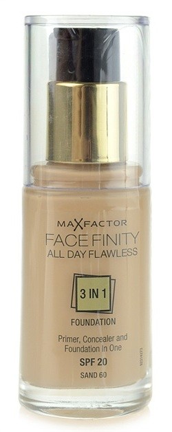 Max Factor Facefinity make-up 3 az 1-ben árnyalat 60 Sand SPF20  30 ml