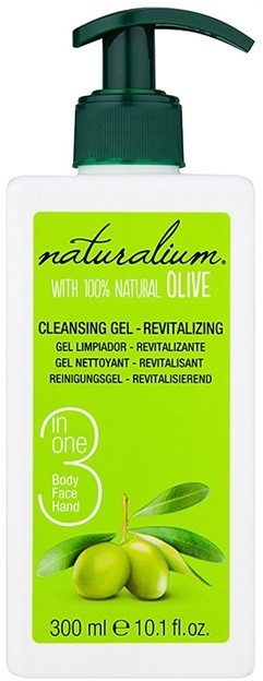 Naturalium Olive revitalizáló tisztító gél arcra és testre  300 ml