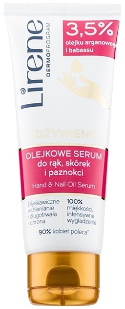 Lirene Hand Care olajos szérum kézre és körmökre  75 ml