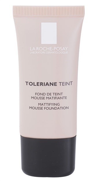 La Roche-Posay Toleriane Teint mattító hab állagú make-up kombinált és zsíros bőrre árnyalat 03 Sand SPF 20  30 ml