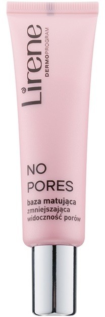 Lirene No Pores mattosíto Make up alapozó a bőr kisimításáért és a pórusok minimalizásáért  30 ml