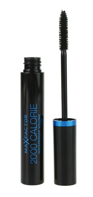 Max Factor 2000 Calorie szempillaspirál a dús pillákért vízálló árnyalat Rich Black 9 ml