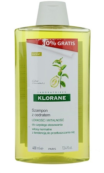 Klorane Cédrat sampon normál hajra  400 ml