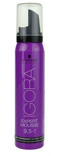 Schwarzkopf Professional IGORA Expert Mousse színező hab hajra hajra árnyalat 9,5-1 Pearl  100 ml