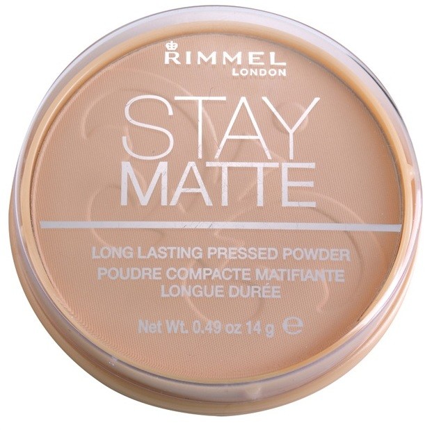 Rimmel Stay Matte púder árnyalat 005 Silky Beige  14 g