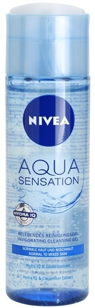 Nivea Visage Aqua Sensation tisztító gél normál és kombinált bőrre  200 ml
