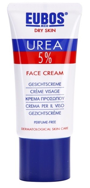 Eubos Dry Skin Urea 5% intenzív hidratáló krém az arcra  50 ml