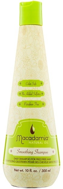 Macadamia Natural Oil Care kisimító sampon sérült, vegyileg kezelt hajra szulfátmentes és parabénmentes  300 ml