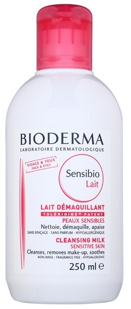 Bioderma Sensibio Lait tisztító tej az érzékeny arcbőrre  250 ml