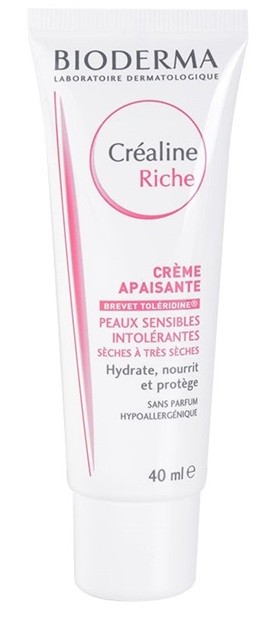 Bioderma Sensibio Rich hidratáló és nyugtató krém száraz és nagyon száraz bőrre  40 ml