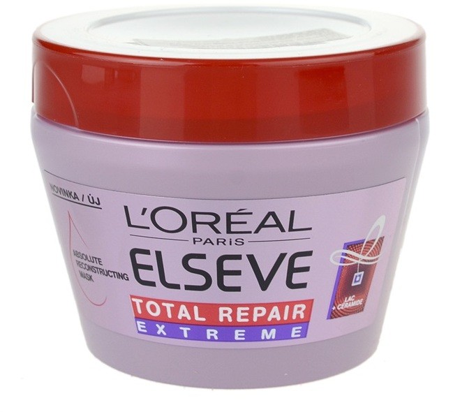 L’Oréal Paris Elseve Total Repair Extreme megújító maszk száraz és sérült hajra  300 ml