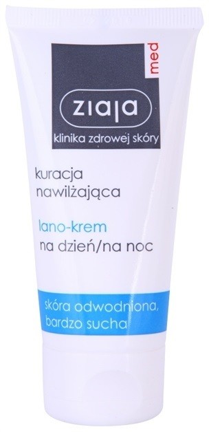 Ziaja Med Hydrating Care tápláló és regeneráló krém dehidratált és nagyon száraz bőrre  50 ml