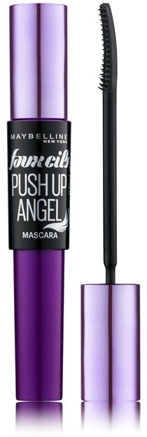 Maybelline The Falsies® Push Up Angel szempillaspirál műszempilla hatás árnyalat Very Black 9,5 ml