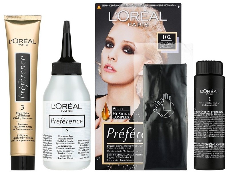 L’Oréal Paris Préférence hajfesték árnyalat 102