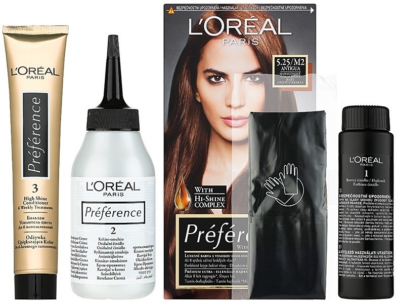L’Oréal Paris Préférence hajfesték árnyalat 5.25/M2 Antigua