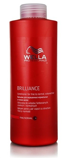 Wella Professionals Brilliance kondicionáló a vékony szálú, festett hajra  1000 ml
