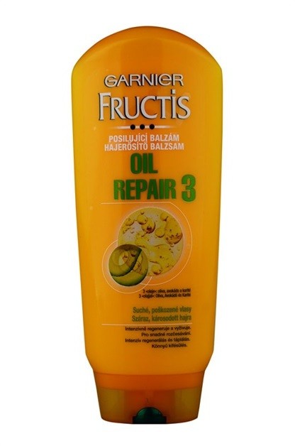 Garnier Fructis Oil Repair 3 erősítő balzsam száraz és sérült hajra  200 ml