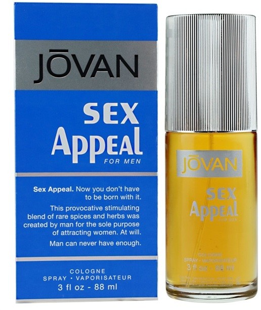 Jovan Sex Appeal kölnivíz férfiaknak 88 ml
