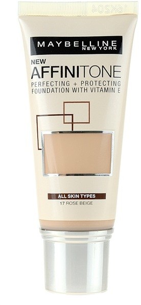 Maybelline Affinitone hidratáló make-up árnyalat 17 Rose Beige 30 ml