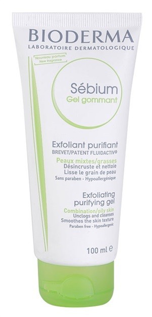 Bioderma Sébium tisztító peeling kombinált és zsíros bőrre  100 ml