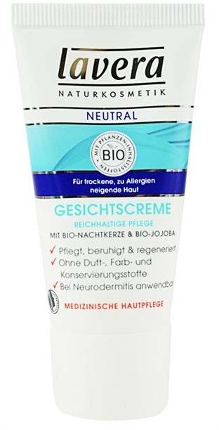 Lavera Neutral nappali krém az érzékeny arcbőrre  30 ml