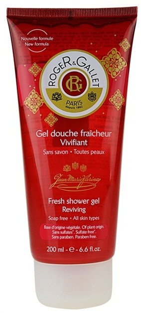 Roger & Gallet Jean-Marie Farina felfrissítő tusfürdő gél  200 ml