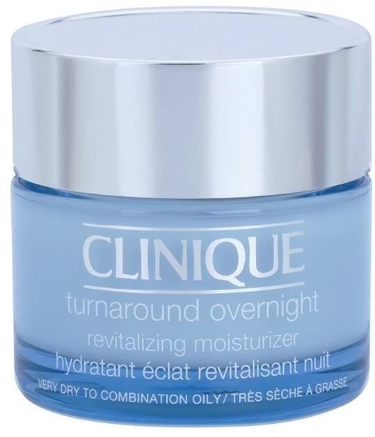 Clinique Turnaround éjszakai revitalizáló krém száraz és kombinált bőrre  50 ml