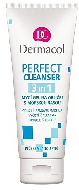 Dermacol Perfect arclemosó gél tengeri moszattal  100 ml