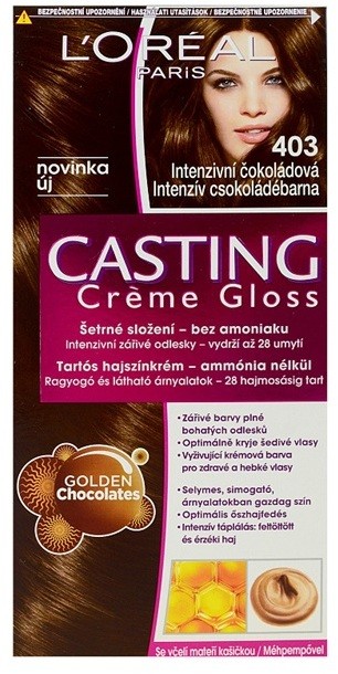 L’Oréal Paris Casting Creme Gloss hajfesték árnyalat 403 Golden Chocolates