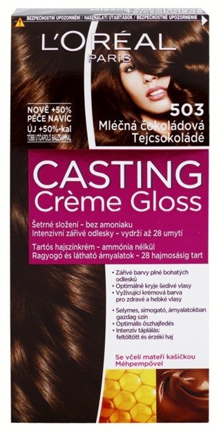 L’Oréal Paris Casting Creme Gloss hajfesték árnyalat 503 Milk Chocolate