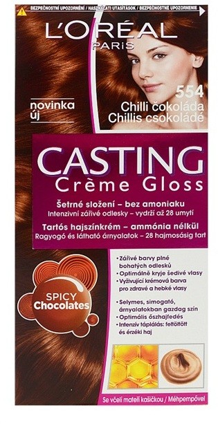 L’Oréal Paris Casting Creme Gloss hajfesték árnyalat 554 Spicy Chocolates