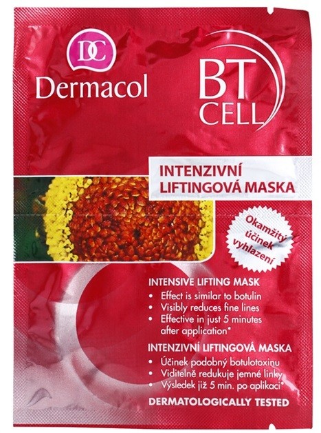 Dermacol BT Cell intenzív lifting maszk egyhasználatos  2x8 g