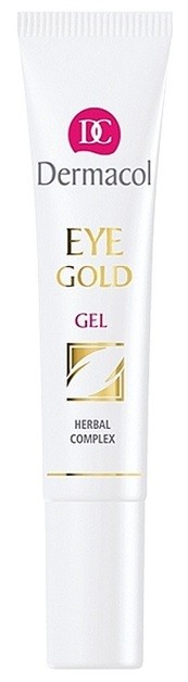 Dermacol Gold frissítő gél a duzzanatokra és a sötét karikákra  15 ml