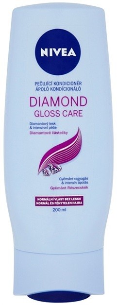 Nivea Diamond Gloss kondicionáló a fénytelen fáradt hajra  200 ml