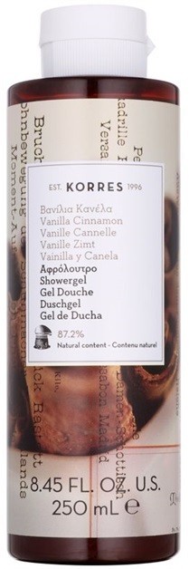 Korres Vanilla Cinnamon tusfürdő gél  250 ml