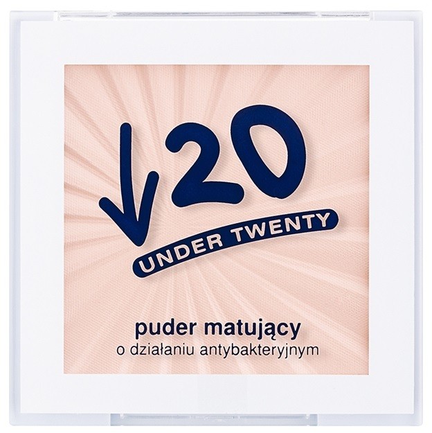Under Twenty ANTI! ACNE mattító átlátszó púder antibakteriális hatással  6 g
