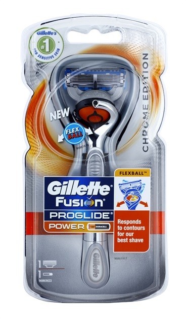 Gillette Fusion Proglide Flexball Chrome Edition borotva